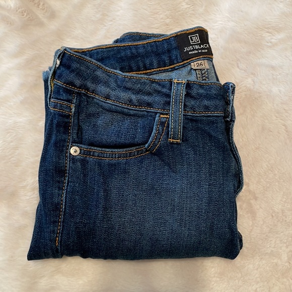 Just Black Ripped Skinny Jeans - Picture 9 of 10